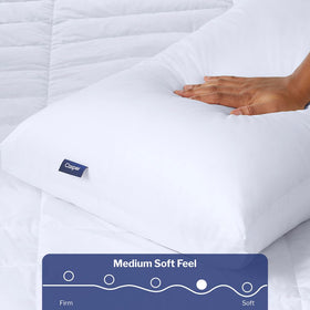 Casper Sleep Original Pillow king-size loft provides balanced side-sleeper support