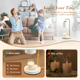 CASTLELIFE elegant design candle warmer adds modern decor to any room