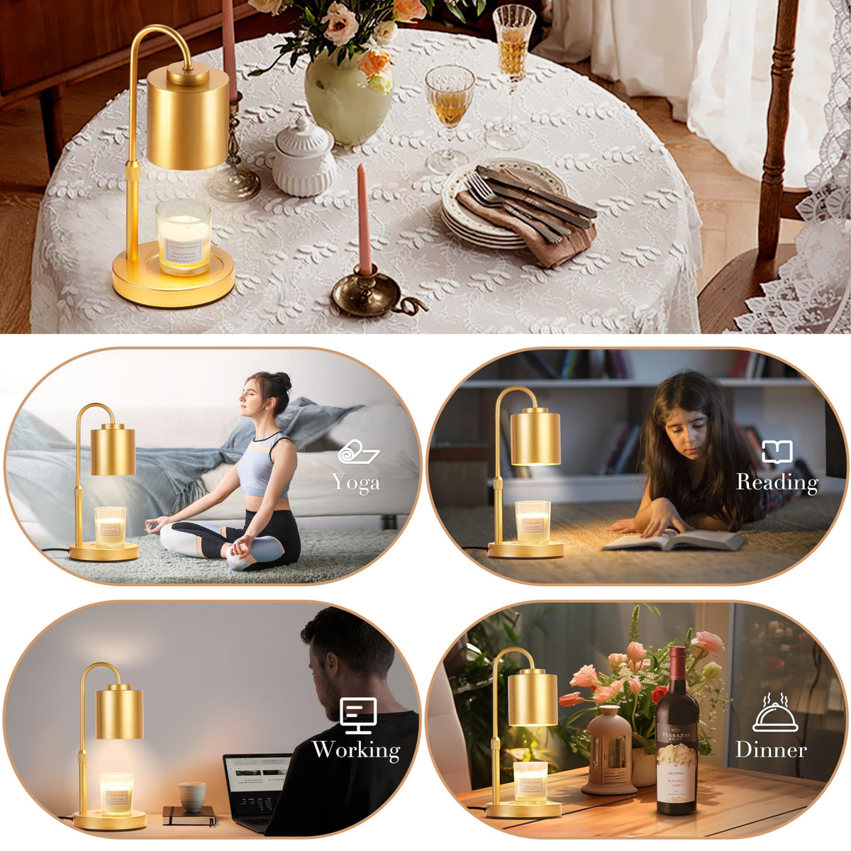 CASTLELIFE Gift-worthy warmer perfect for Mother's Day and holidays.
