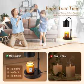 CASTLELIFE no-flame operation enhances safety while releasing fragrance.