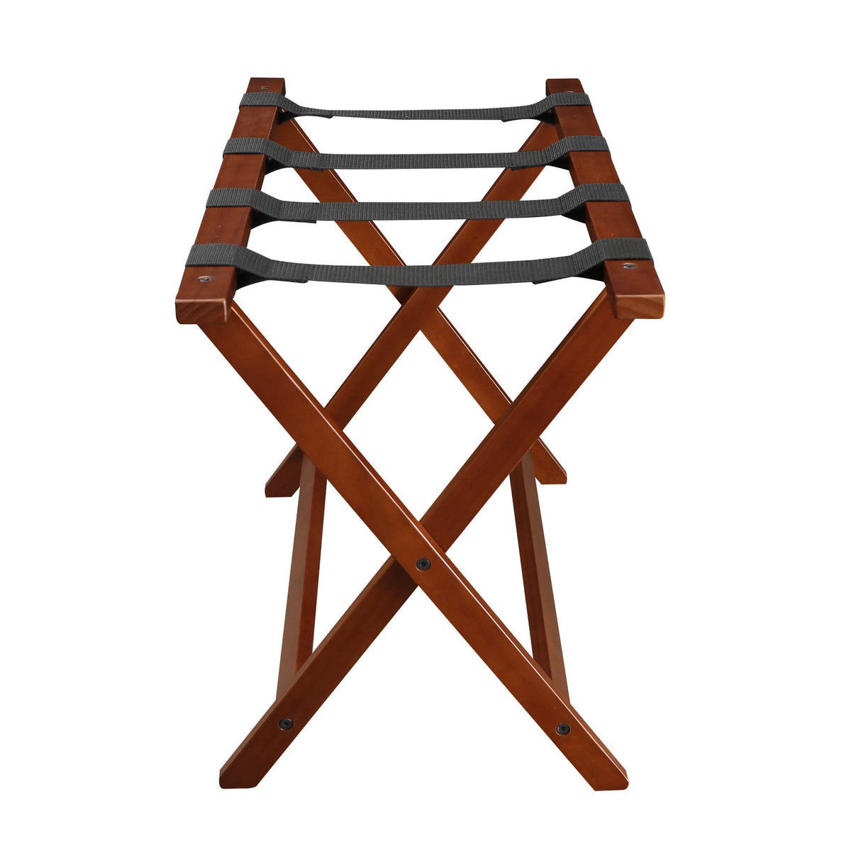 Casual Home luggage rack in use with suitcases ready for packing.