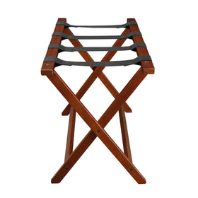 Casual Home luggage rack in use with suitcases ready for packing.