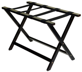 Casual Home heavy duty luggage rack top view with extra-wide 30-inch surface for large luggage