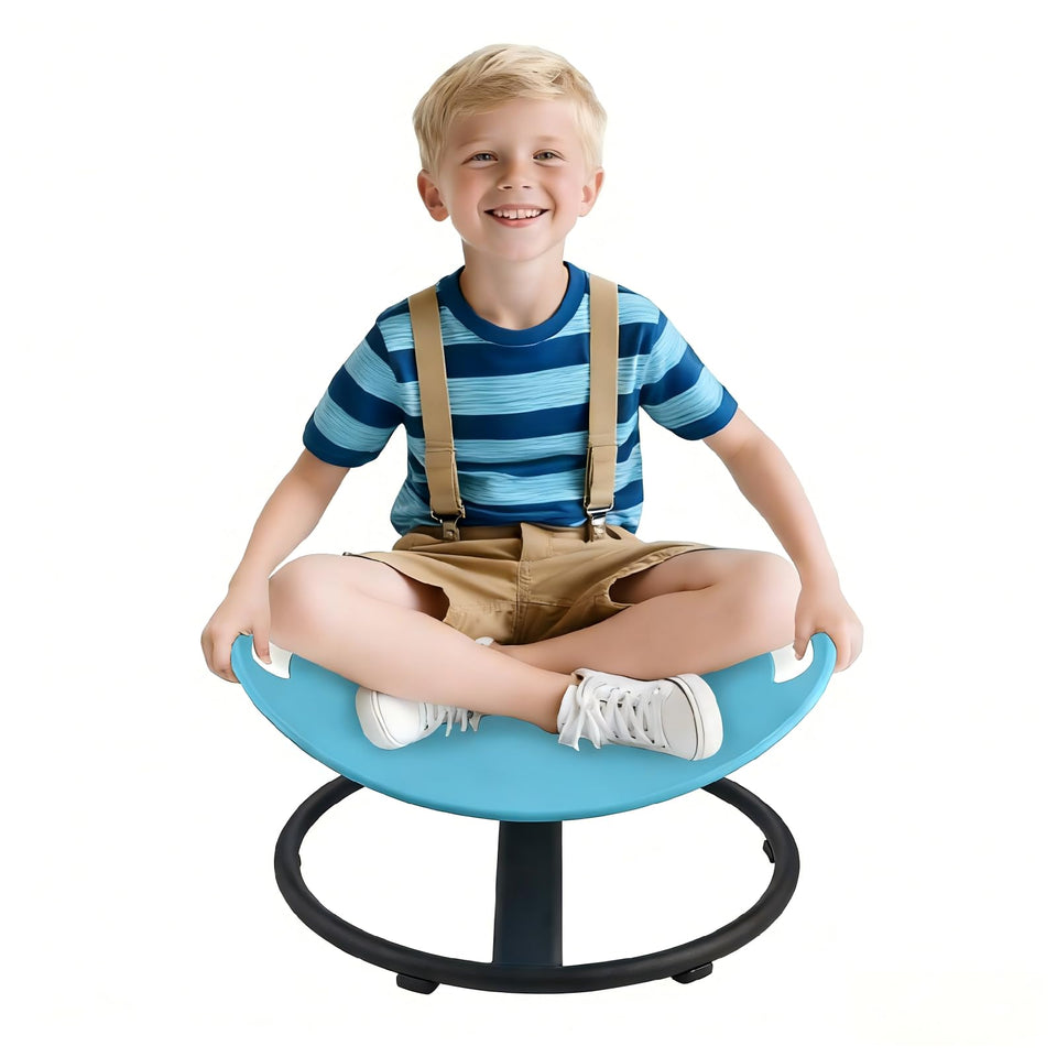 Casuenia spinning chair base assembly demonstrates easy setup and secure seating.