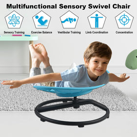 Casuenia spinning chair quiet bearings enable smooth, distraction-free spins.