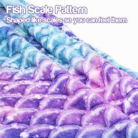 Catalonia kids mermaid-tail blanket offers cozy snuggle time for lounging