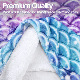 Catalonia mermaid-tail blanket showcases fish-scale detail for magical bedtime