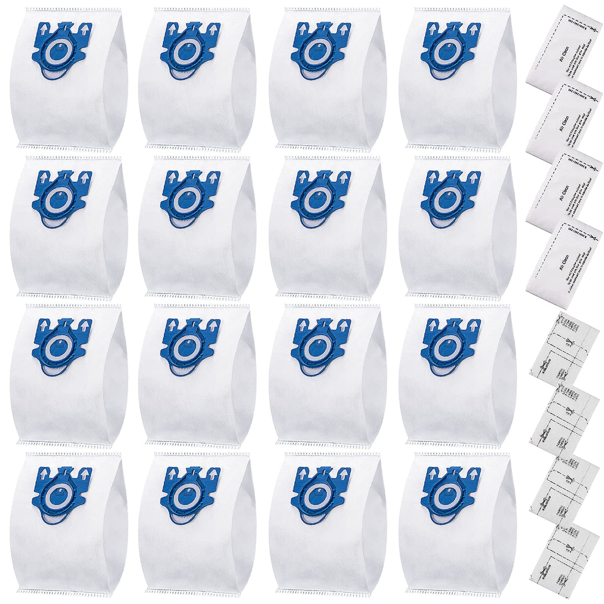 CauYien Miele AirClean 3D GN bags 16-pack packaging for long-term replacement.