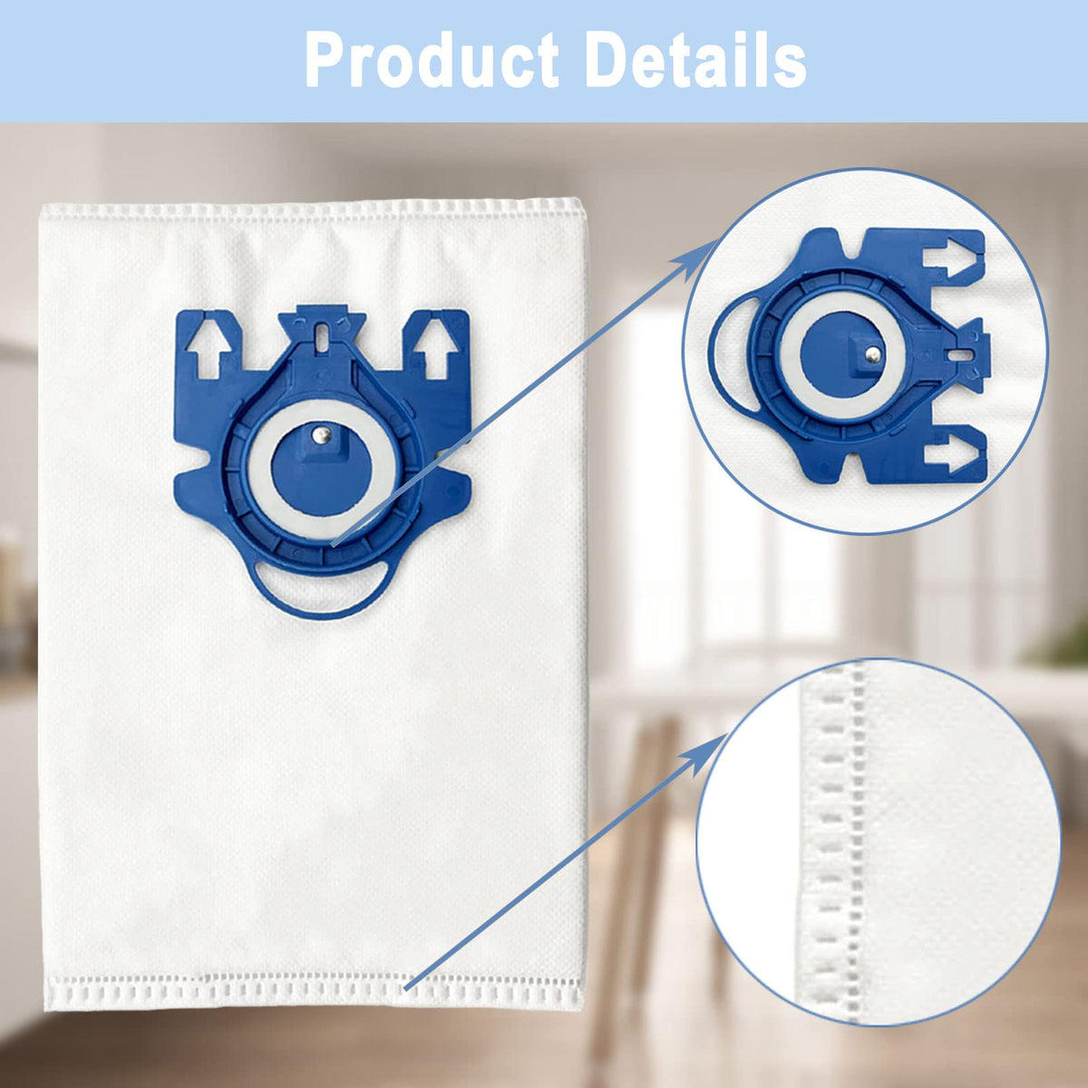 CauYien tool-free, easy installation for quick bag replacement.