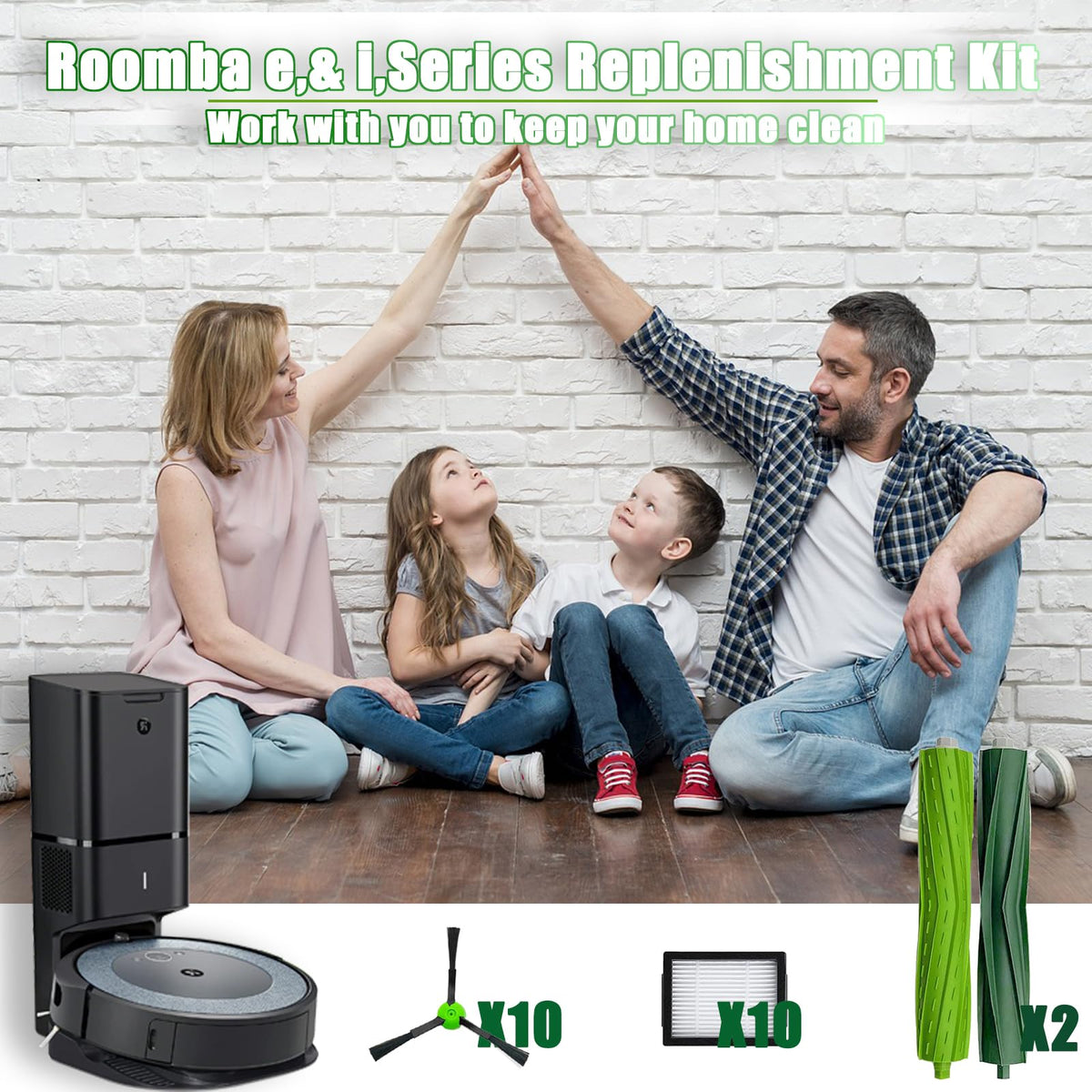 CauYien Roomba replacement parts compatibility guide helps confirm model fit.