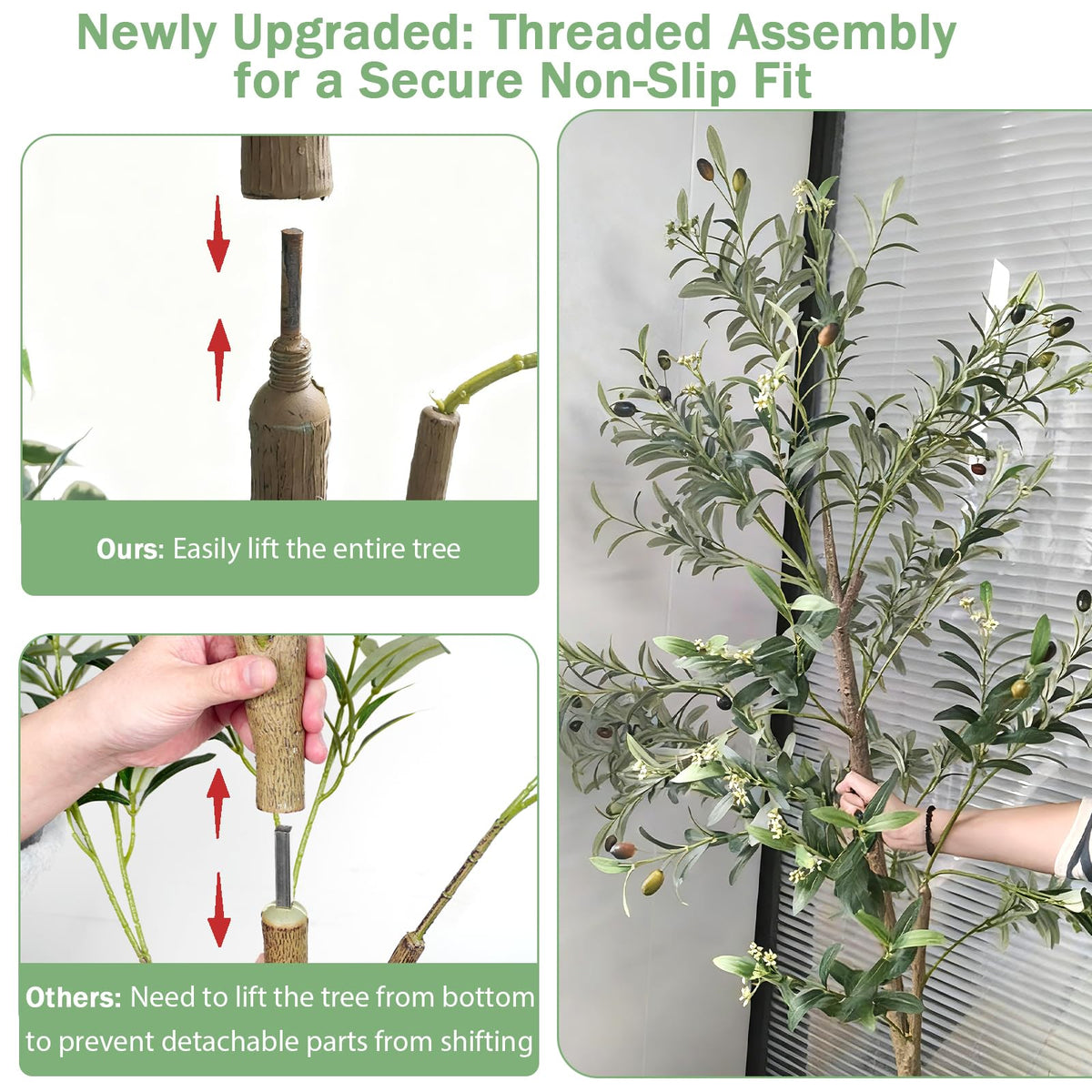 Caxchiling-olive-tree-6ft-planter shows included planter ready for immediate display.