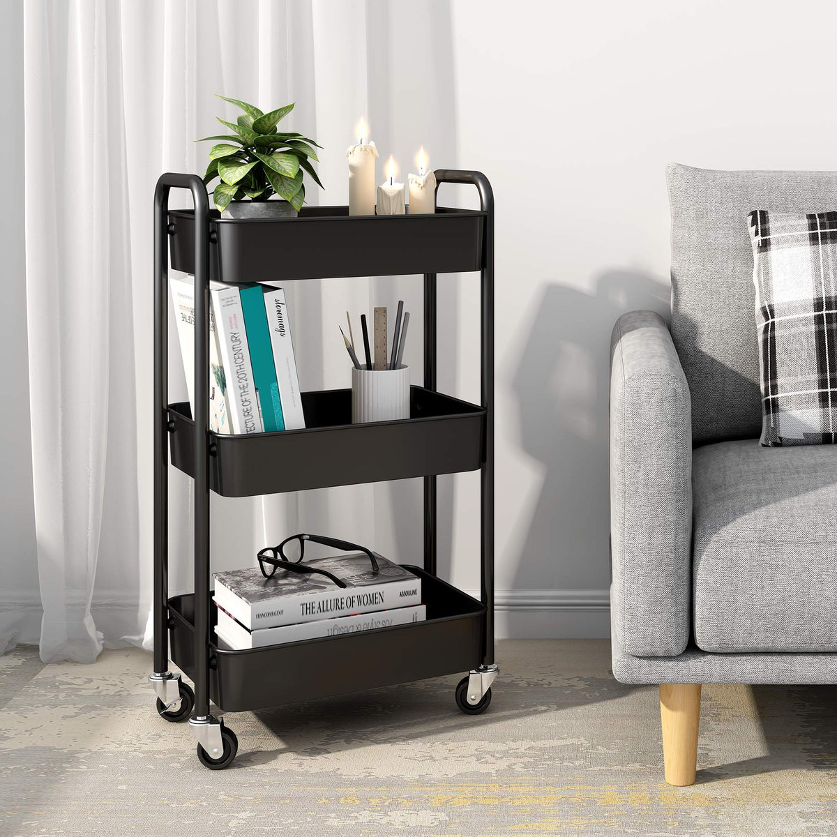 CAXXA black finish product shot captures modern mobile storage