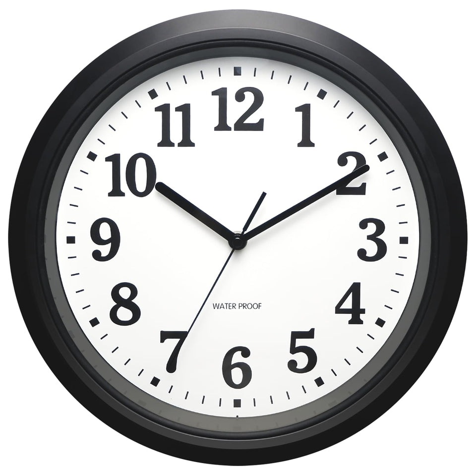 Caysie sealed wall clock outdoor waterproof for patio use