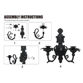 CC Wonderland Zone rustic metal candle holder complements rustic room aesthetics.