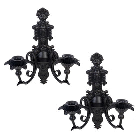 CC Wonderland Zone two-piece candle holder provides balanced wall presence.