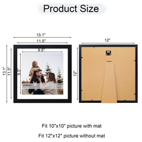 ccdcc 12x12 frame tabletop display with stand for versatile setup