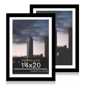 ccdcc 14x20 poster frame two-pack front view for versatile wall display