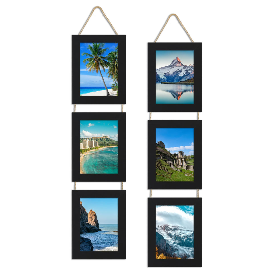 ccdcc 5x7 collage frame set 2 with multiple openings for memories.