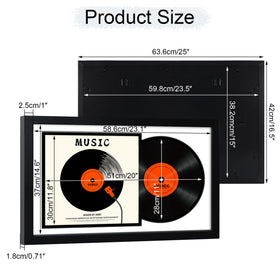 ccdcc wall-mount hangers for frame help secure and showcase your vinyl collection
