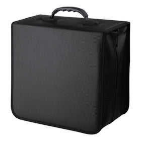 CCidea 400-capacity CD-DVD case closed for organized home storage.