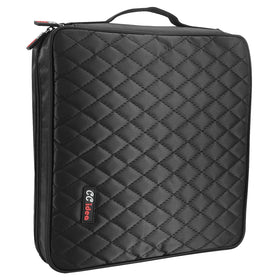 CCidea CD/DVD Case Holder with 40-slot capacity, ideal for car or travel organization.