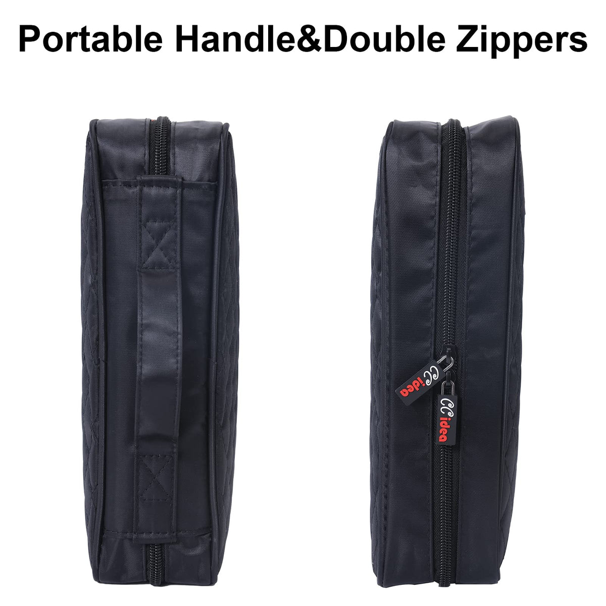 CCidea Case Holder with soft lining protects discs from scratches.