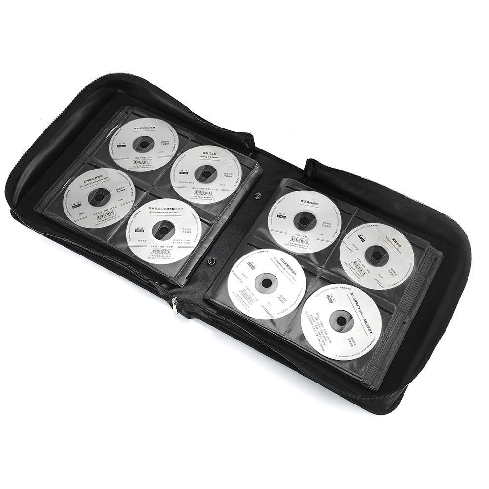 Soft outer fabric and sponge padding protecting discs during transport
