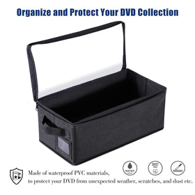 CCidea stackable DVD storage box maintains shape under heavy load
