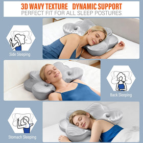 CCidea memory foam core provides balanced neck and head support