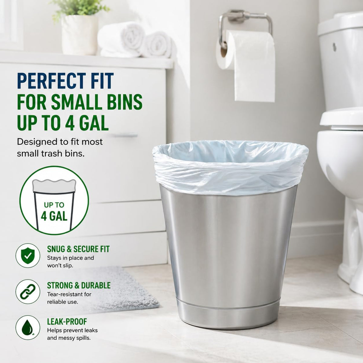 CCLINERS brand trash bags deliver reliable performance and quality.