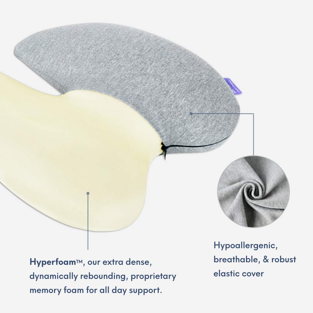 ccushion-lab Hyperfoam memory foam delivers firm, enduring comfort.
