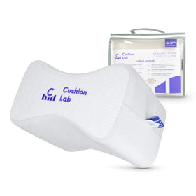 C CUSHION LAB knee pillow with ergonomic contour supports joints for comfort and alignment.
