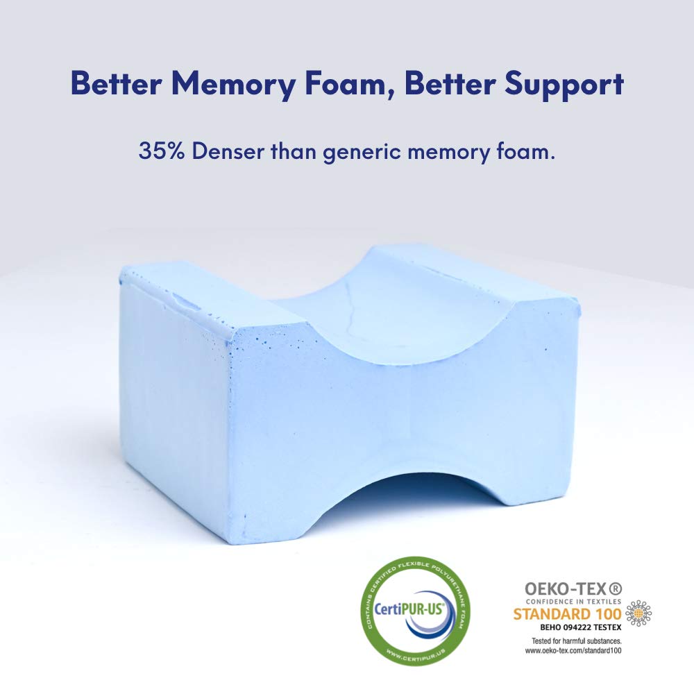 C CUSHION LAB gel-infused memory foam core stays cool while supporting your body.