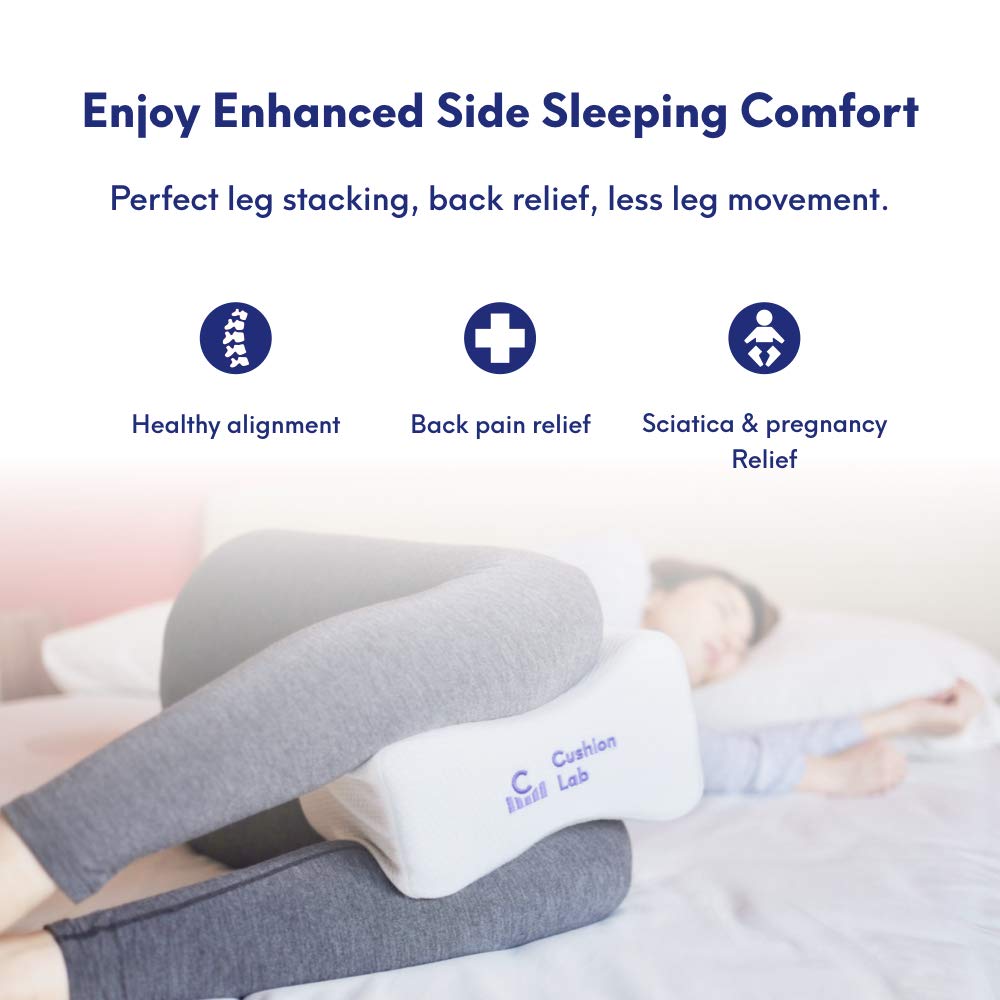 C CUSHION LAB hip and spine alignment supports healthier posture during night rest.