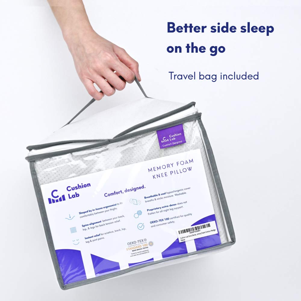 C CUSHION LAB washable, hypoallergenic cover stays breathable and easy to care for.