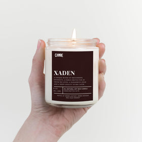 CE CRAFT Fourth Wing Xaden candle boosts immersive mood during late-night reads.