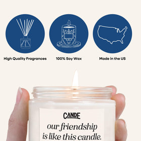 CE CRAFT Hand-poured Soy Candle delivers clean burn and aromatic calm.