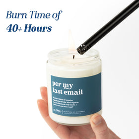 CE CRAFT Long-Burn 35+ Hours candle sustains extended reading sessions.
