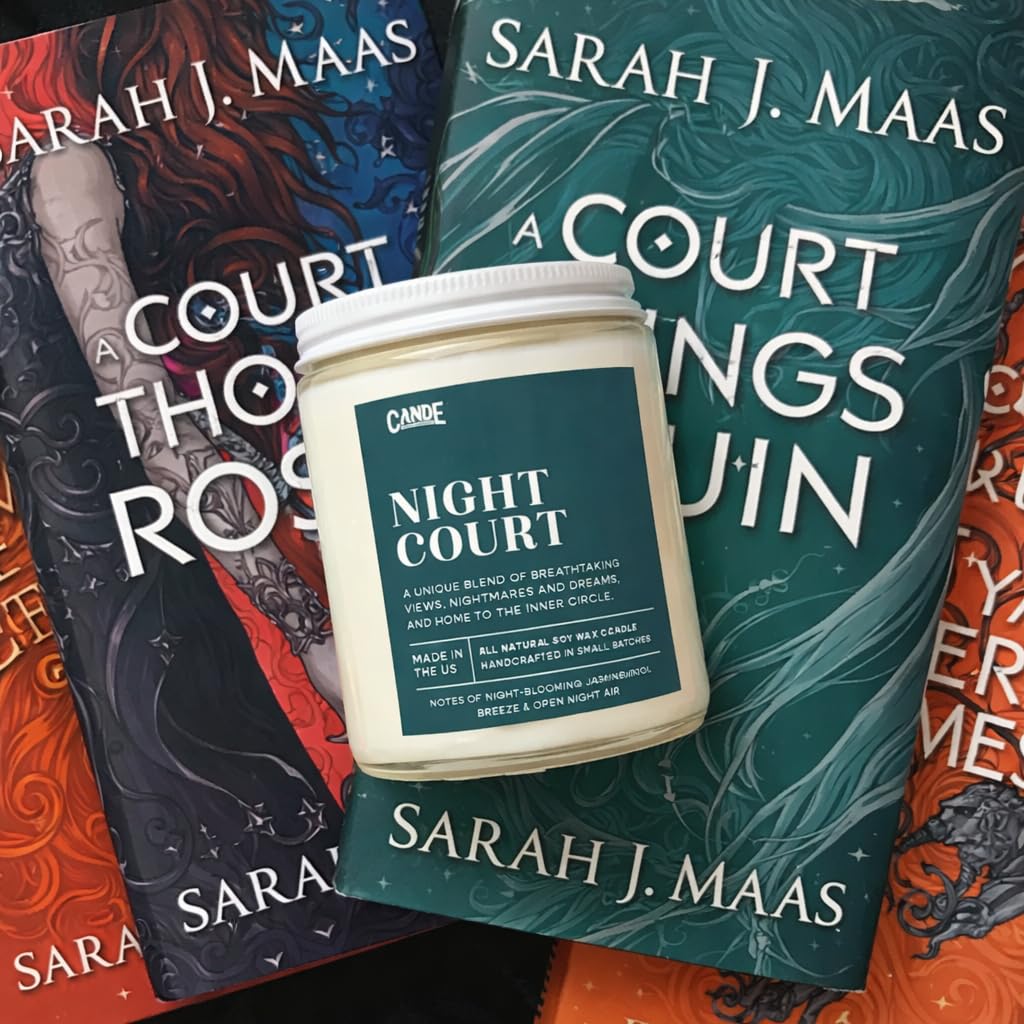 CE Craft Night Court Candle features ethereal florals for elegant bookish decor.