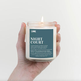 CE Craft Night Court Candle soy wax hand-poured for a clean burn and steady scent.