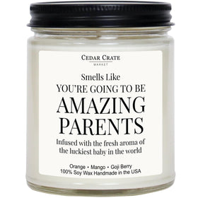 CEDAR CRATE MARKET gender reveal candle ready to reveal baby gender to family