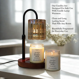 CEDAR CRATE MARKET Long burn soy candle for hours of aroma.