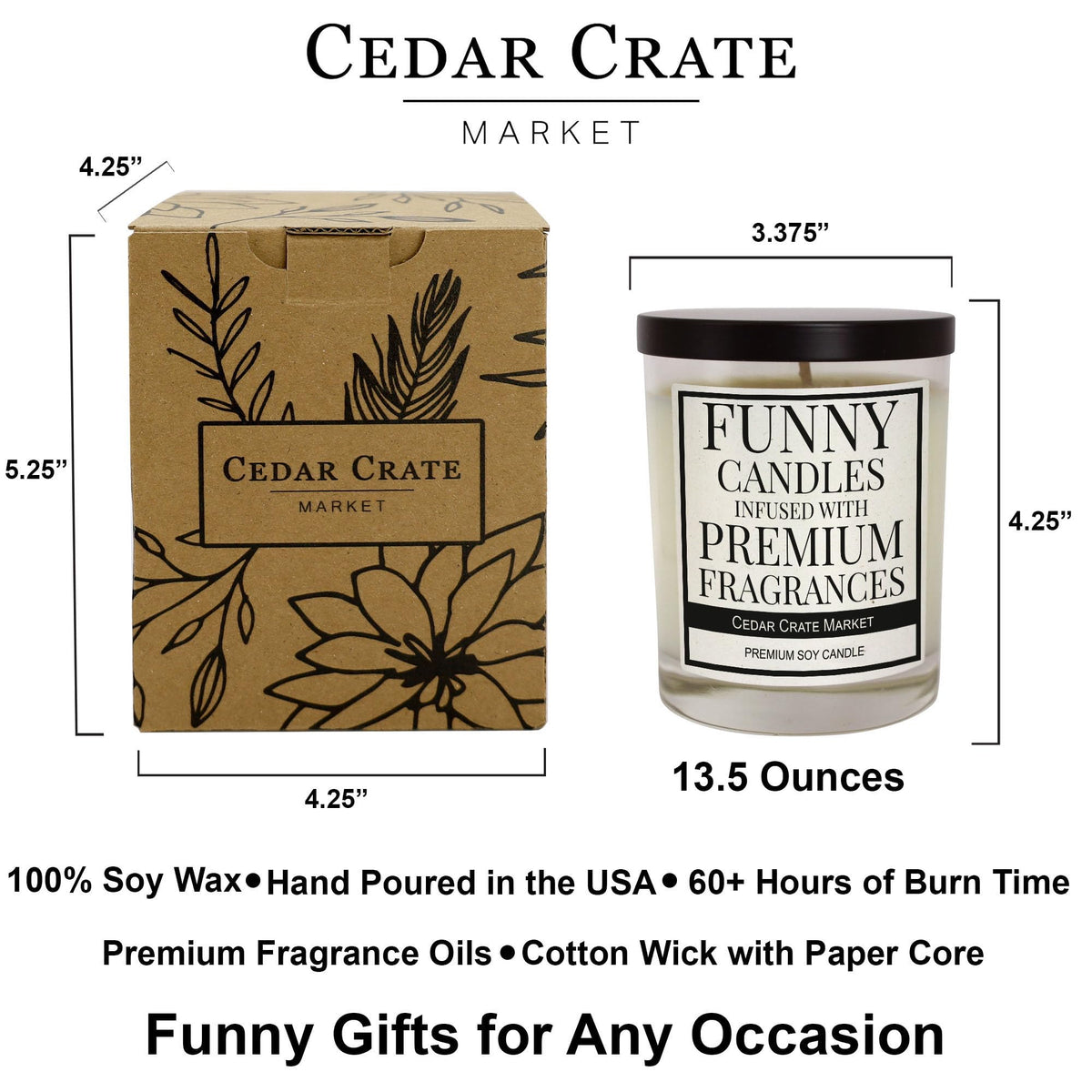 Cedar Crate Market retirement gift appeal for colleagues and friends.