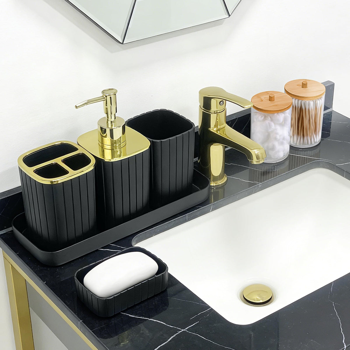 CedarShin soap dish supports air-drying and clean counters.