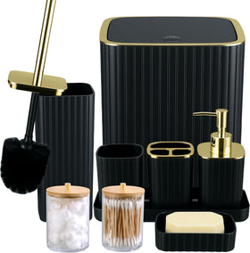 CedarShin soap dispenser adds a modern touch while controlling spills.