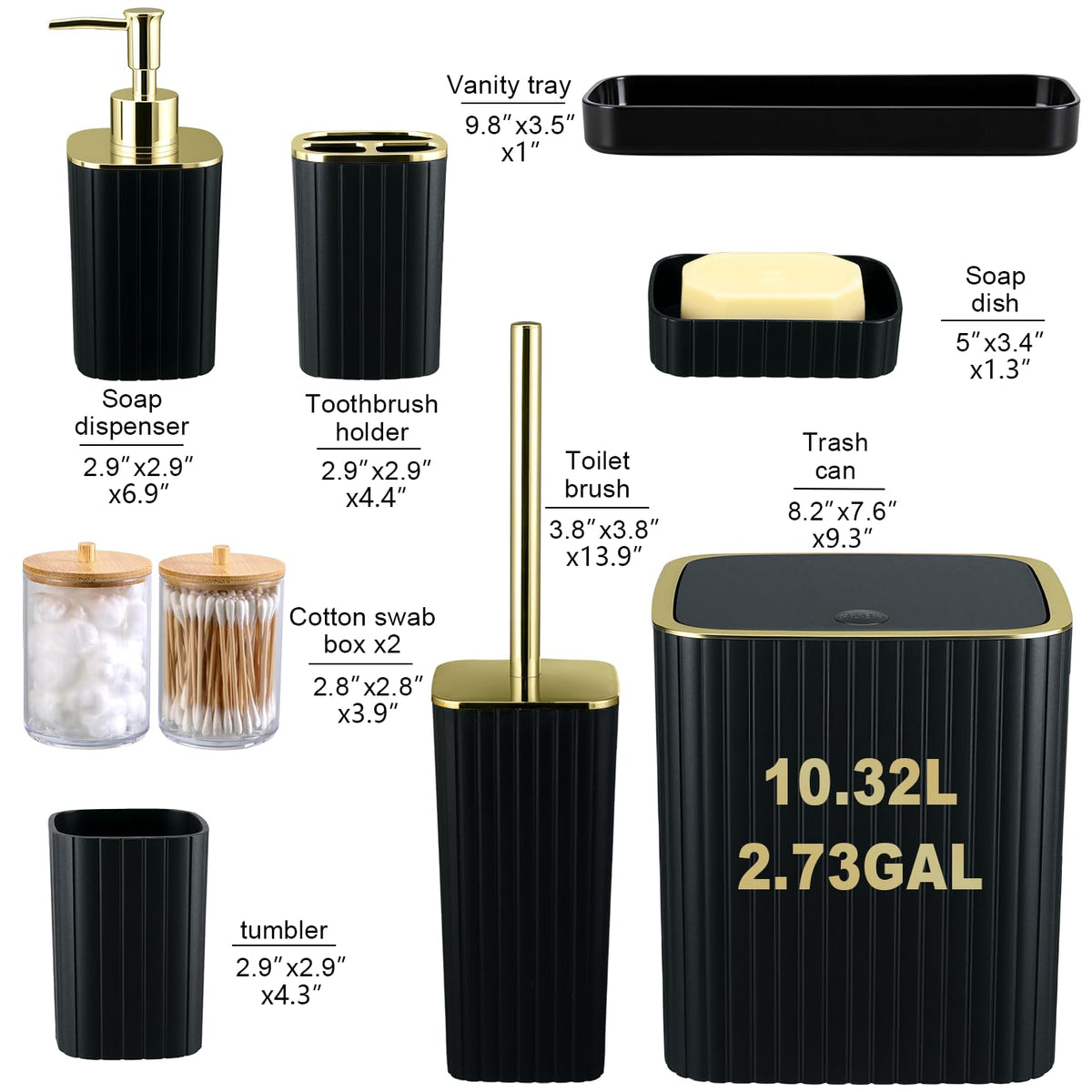 CedarShin vanity tray keeps cosmetics and toiletries neatly corralled.