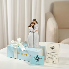 CEDVOW fragrance-mother-daughter statue with gentle scent on opening
