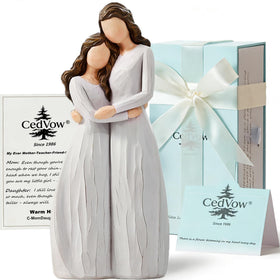 CEDVOW warm hug mother-daughter figurine for lasting keepsake