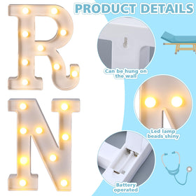 Ceenna 3D marquee grad nurse sign adds spotlight to celebration