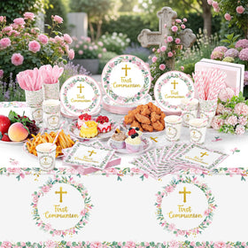 Ceenna disposable cutlery set provides quick cleanup after the event.